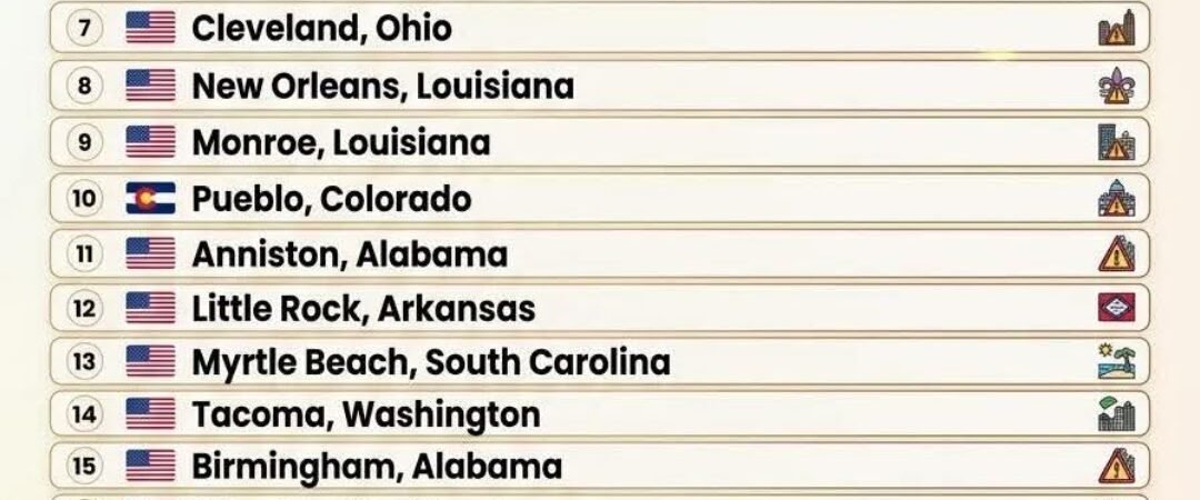Did your city make the list?