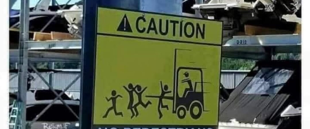 Drivers, we’re just pawns in a game to them forklift guys!