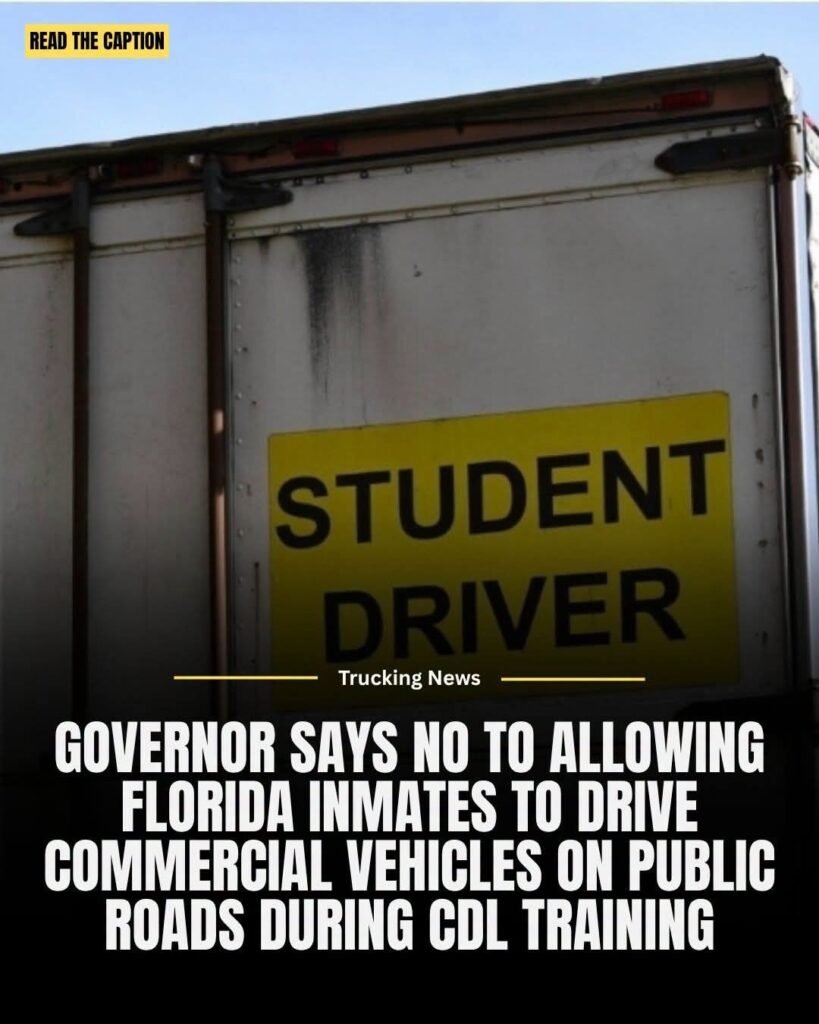 Florida Governor Vetoes Inmate CDL Training Bill