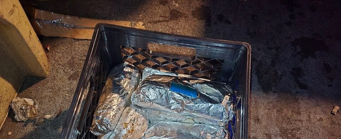 Found these burritos behind the truckstop in Memphis. Still warm!!