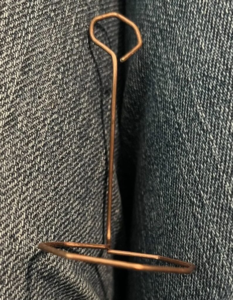 Found this ROACH CLIP in the truck. Must have been from the old driver. SHAME ON THE MESS!