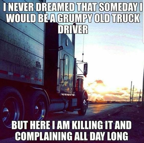 Grumpy, greasy, and still haulin’ 💪🚛 #TruckLife