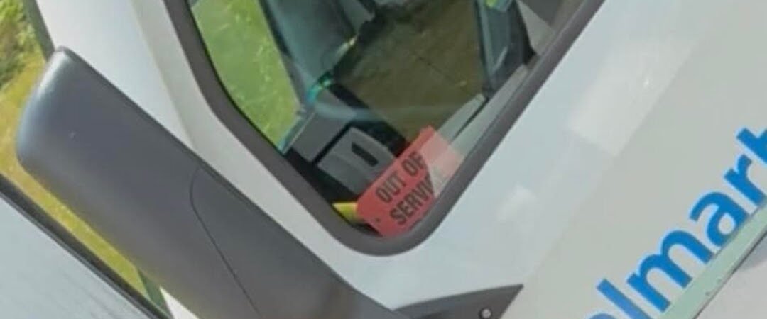 HOW CAN HE DRIVE “OUT OF SERVICE?”