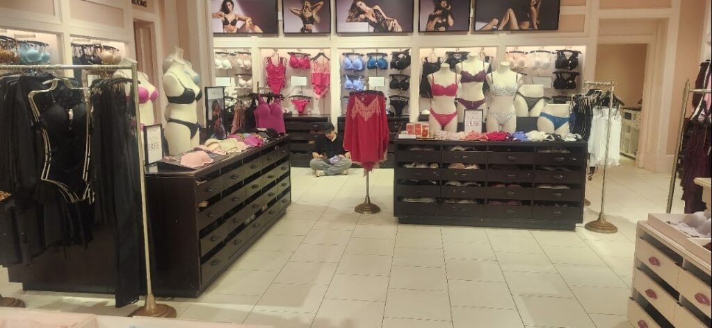 HOW DARE YOU BE BORED IN A GLORIOUS PLACE LIKE #VictoriaSecret! Shame on the mess!