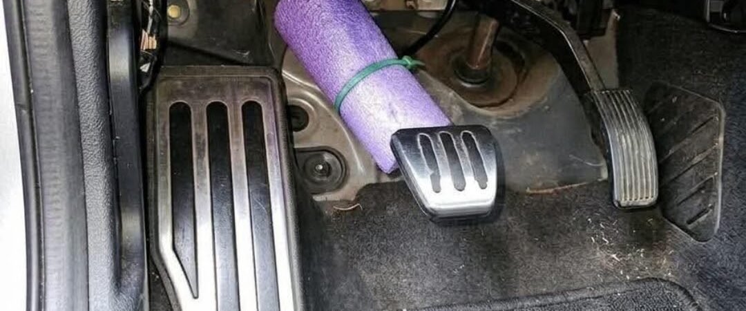I have to drive this Semi Truck with a pool noodle wrapped around the clutch pedal… Why would someone do this?