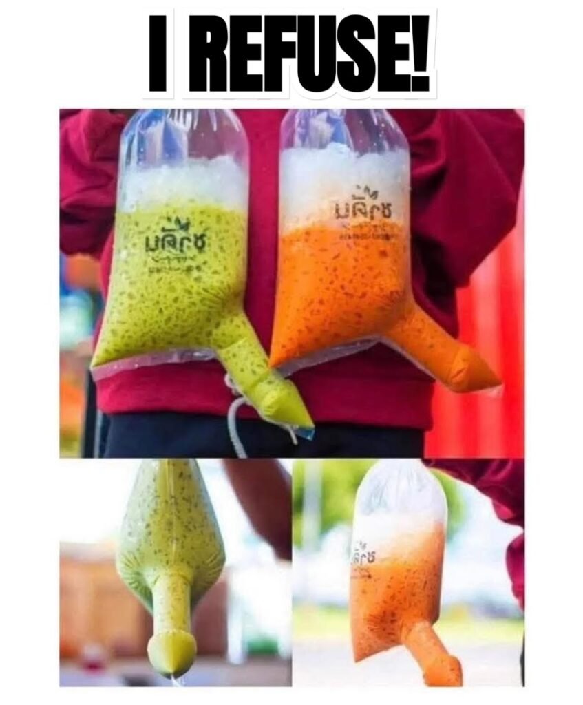 I'LL NEVER DRINK FROM THESE!