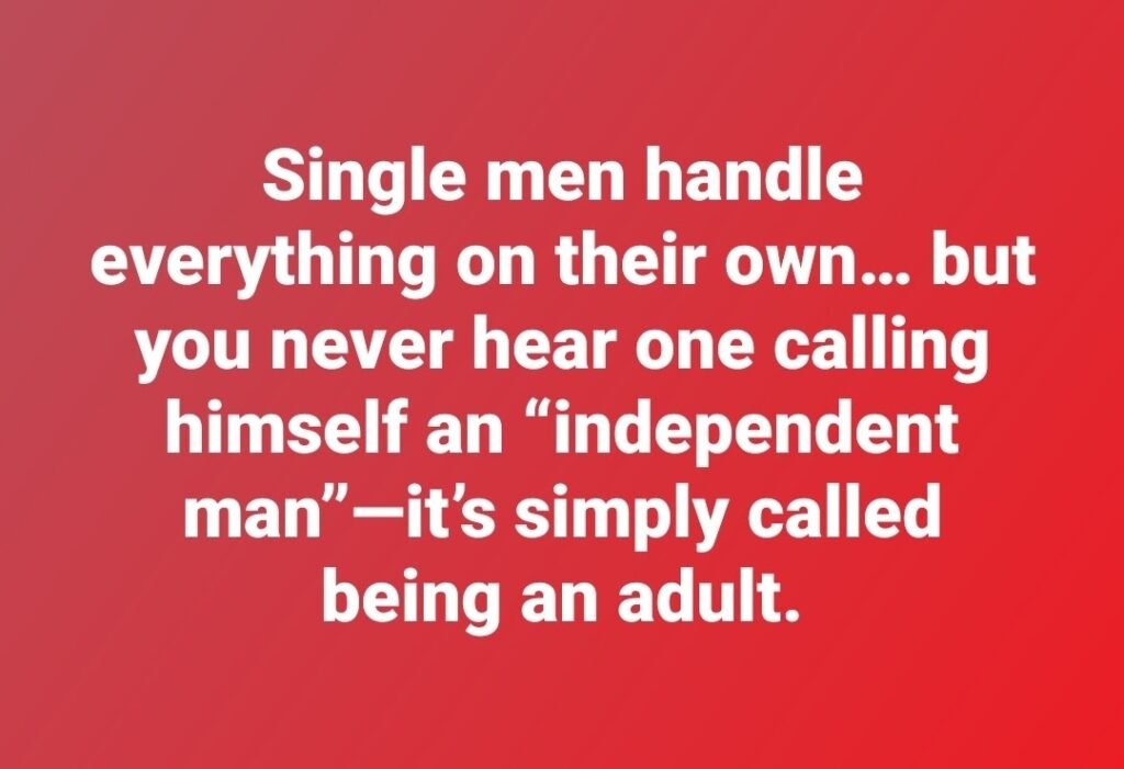 I'M NOT SINGLE BUT THIS JUST MADE SENSE.