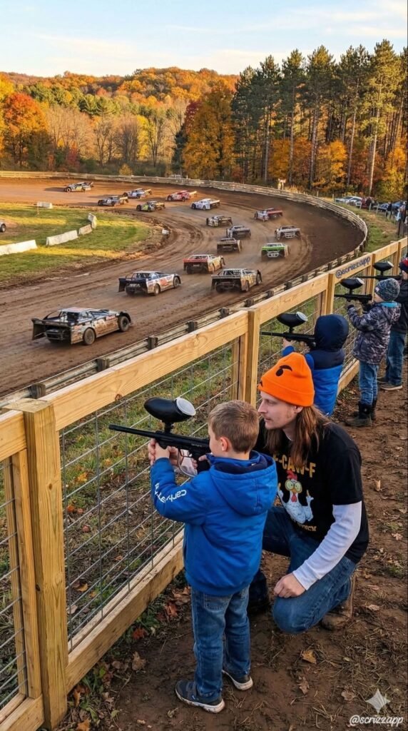 I've heard about Rubbing is Racing but SHOOTING?? I LOVE IT!