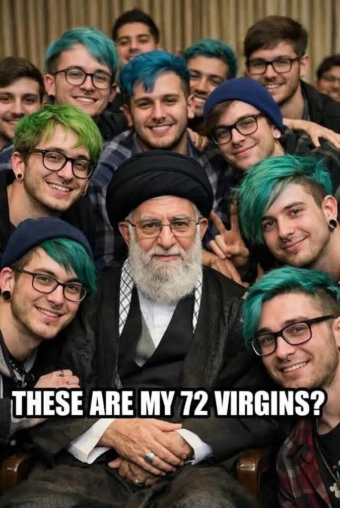 LOOKS LIKE HE GOT HIS VIRGINS.