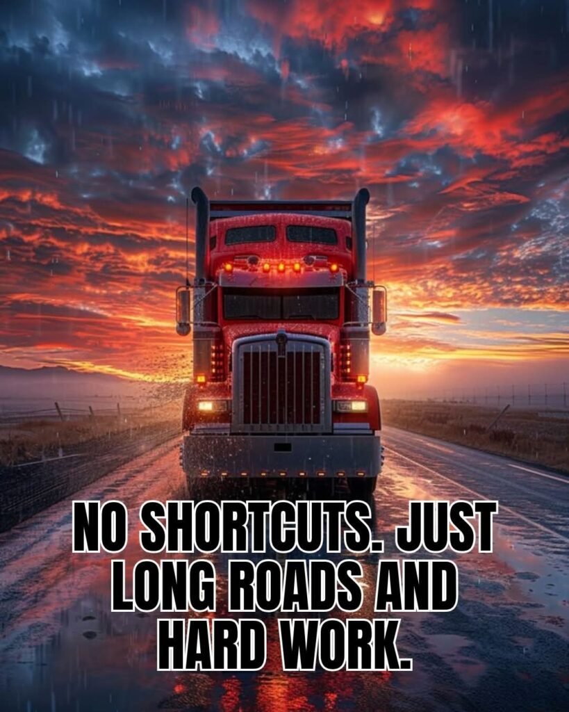 No luck, just load and grind! 🚚💪