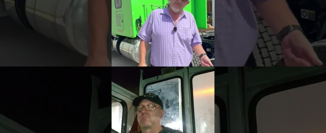OLD SCHOOL TRUCKER DROPS SOME KNOWLEDGE ON THESE YOUNG DRIVERS.