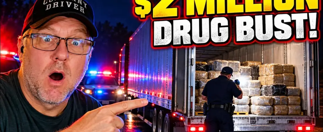 Police Find $2 Million in Drugs in a Semi?! | Truck Driver Reacts