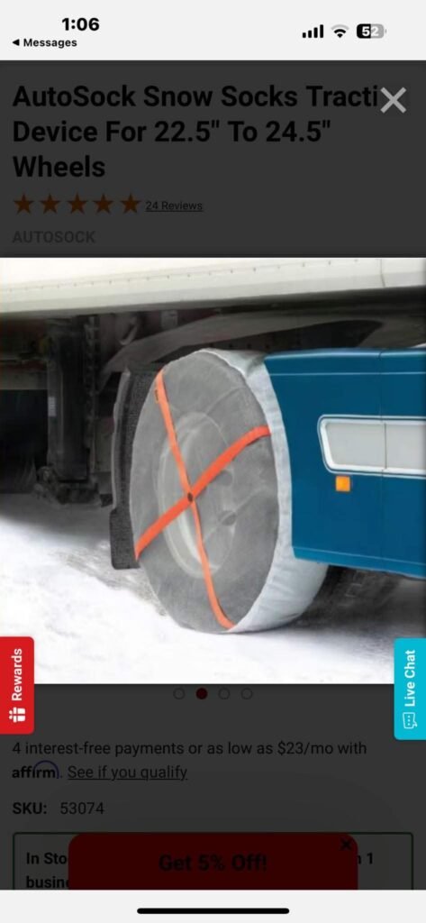 SNOW SOCKS, REALLY?