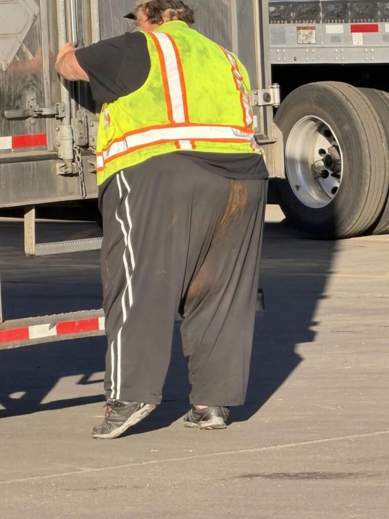 THIS ISN'T A FASHION SHOW OUT HERE DRIVER. GOOD JOB!