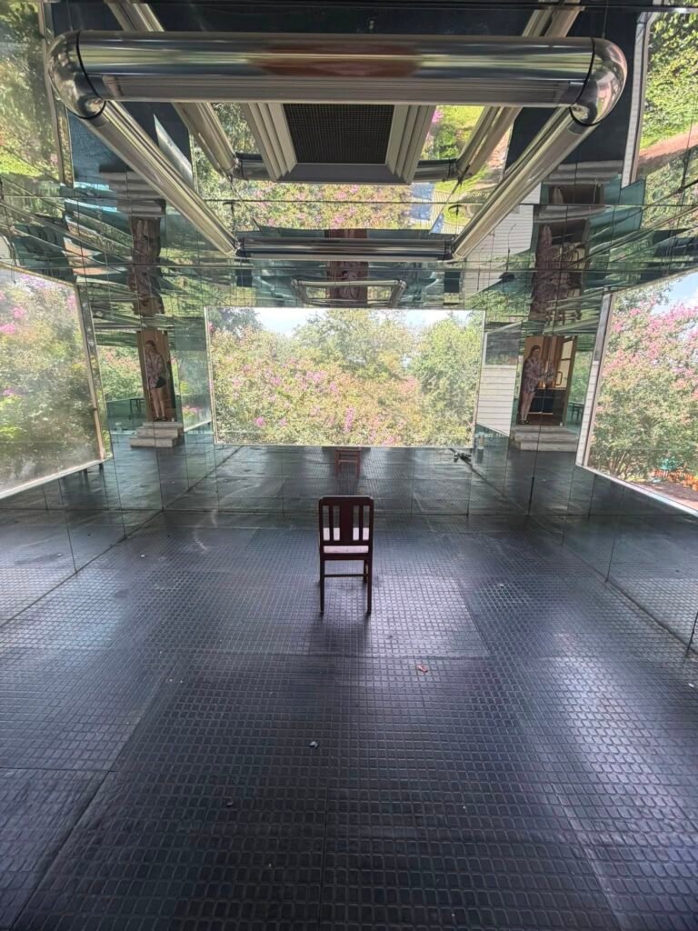 The view from INSIDE of a Car Hauler
