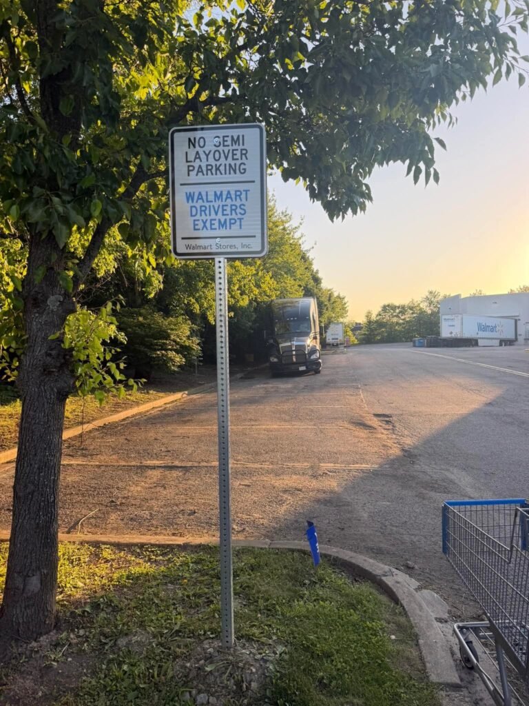 This driver don't give AF about your signs!