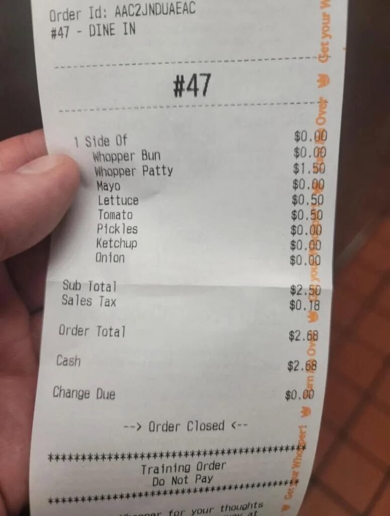 Trucker hacked Burger King Kiosk.