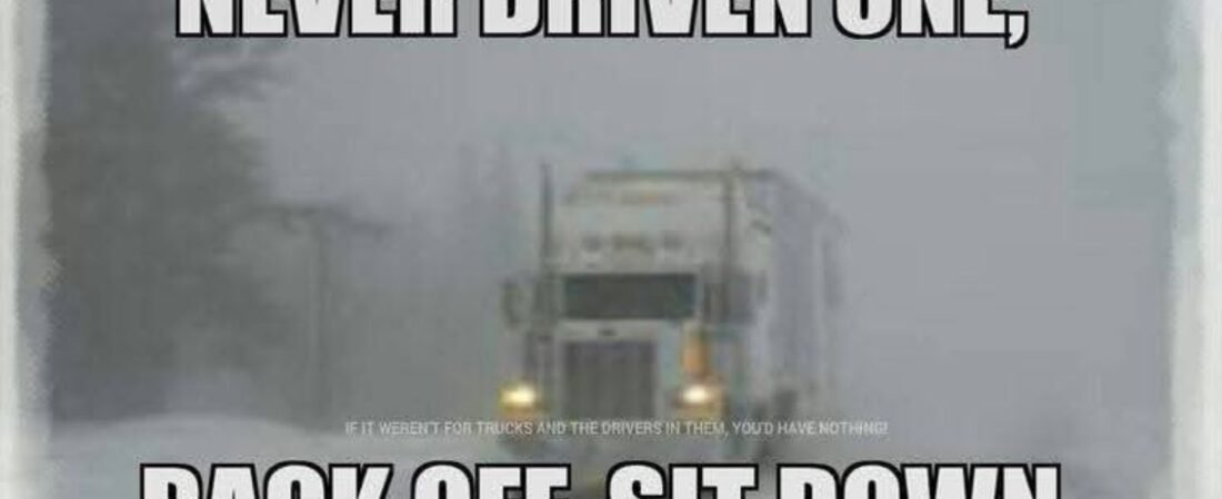Truckers roll on. 🚛🤫🛣️