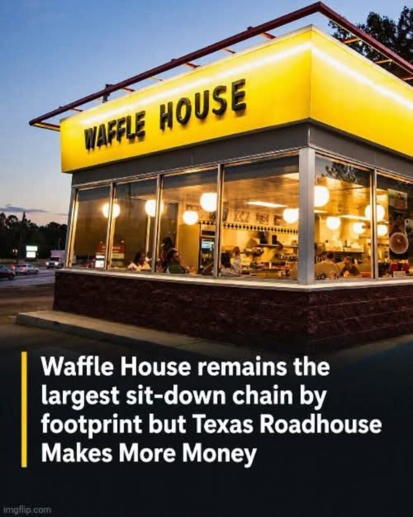 WAFFLE HOUSE RANKS LARGEST BECAUSE OF TRUCKERS! PERIOD!
