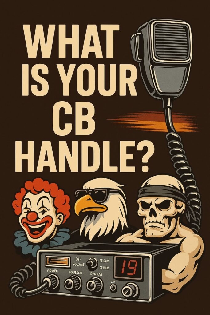 WHAT IS YOUR CB HANDLE?