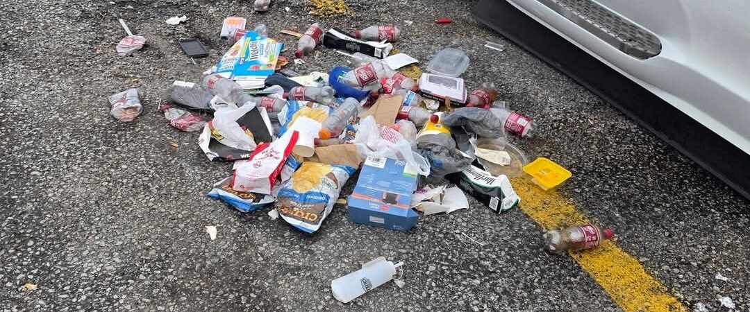 What type of person would do this to our beautiful truck stops?