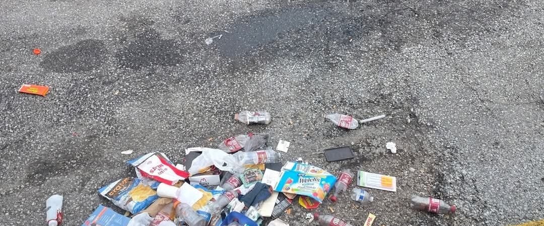 What type of person would do this to our beautiful truck stops?