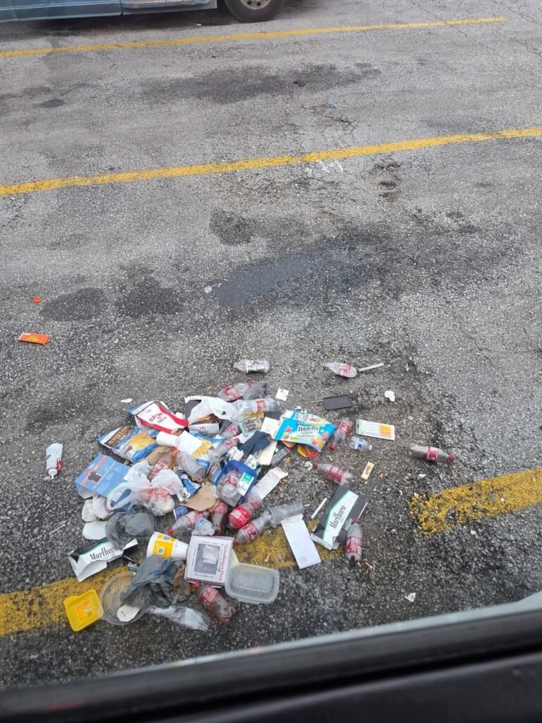 What type of person would do this to our beautiful truck stops?