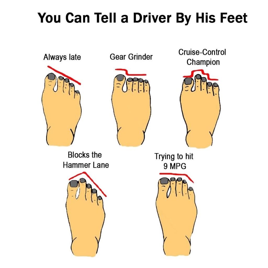 Which one are you? Be honest! 🚛🦶 #TruckerLife